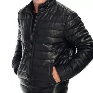 J. W. Hulme Co Lambskin Puffer Jacket Men Outerwear XL NWOT